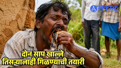 Man Swallowed Snakes