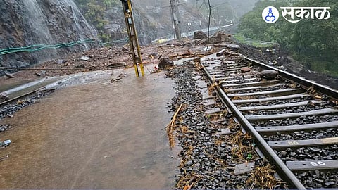 Railway Services Disrupted by landslide