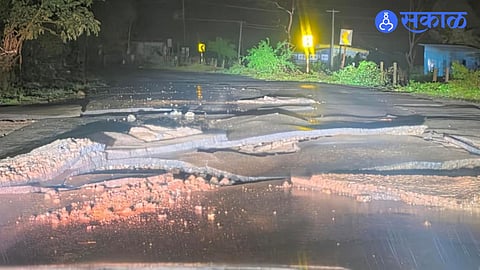 wakan pali route damage by heavy rain
