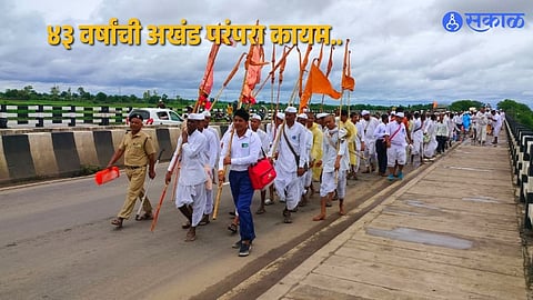 Gangapur's Grand Wari: 1,200 Devotees Embark on 300-km Pilgrimage to Pandharpur