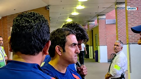 Gautam Gambhir reacts to We Want Sanju chants