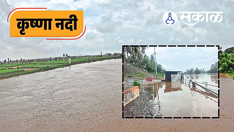 Krishna River water level today in Sangli