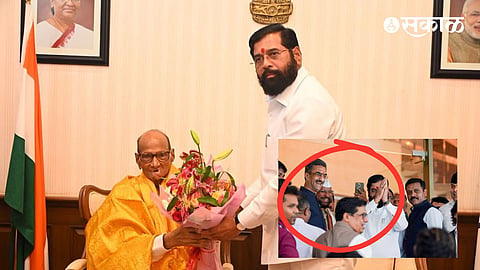 Eknath Shinde Sharad Pawar milind narvekar maharashtra politics