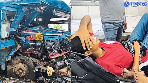 Seven Injured as Speeding Trailer Rams MSRTC Bus in Bhandara
