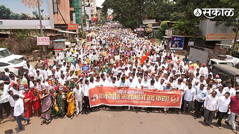 Shaktipeeth Highway Protest pandharpur