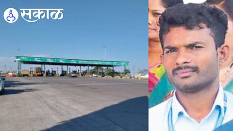 Truck hits bike on Pune Bangalore Highway