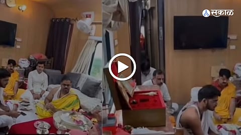 Indian Railways Saloon Car Puja Video Goes Viral
