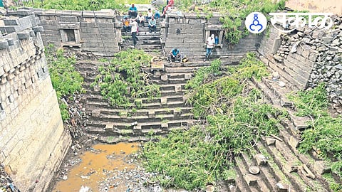 Dhalgaon historic stepwell restoration