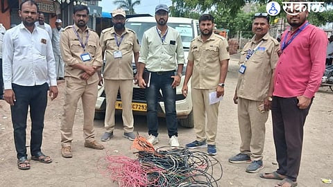 MSEDCL detected power theft by 24 consumers during a special inspection drive in Savkheda village of Gangapur taluka.