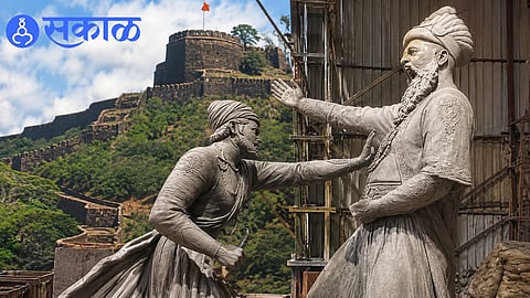 Why is Afzal Khan statue delayed at Pratapgad Fort