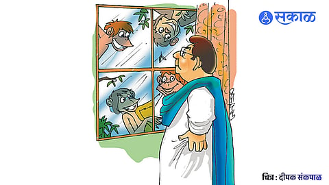 People have urged the authorities to take immediate measures to control the monkey menace in the locality.