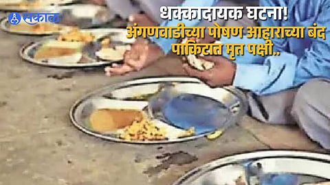 Sealed Anganwadi Nutrition Pack Sparks Concern After Dead Bird Claim in Devgaon