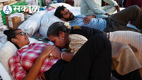 AISA students protest at Jantar Mantar