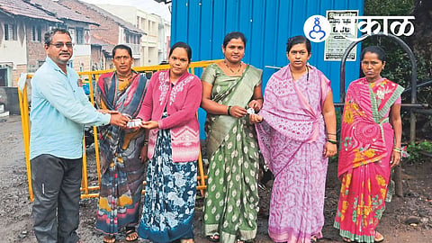 Nandwal temple nirmalya recycling project