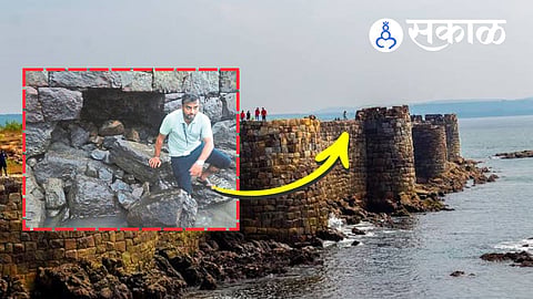 Sindhudurg Fort wall damage latest news