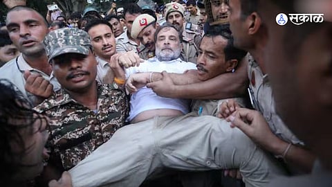 Rahul Gandhi dharna