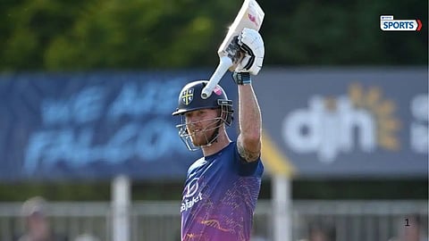 Ben Stokes Smashes Unbeaten Hundred for Durham 