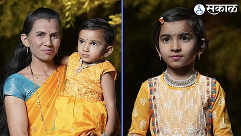 varsha wagh, khushi wagh and siddhi wagh