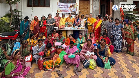 The programme was organised by Priyadarshini Mahila Vikas Mandal to support pilgrims during the Ashadhi Wari.