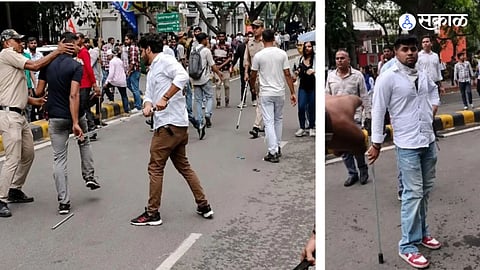 Jantar Mantar lathi charge controversy