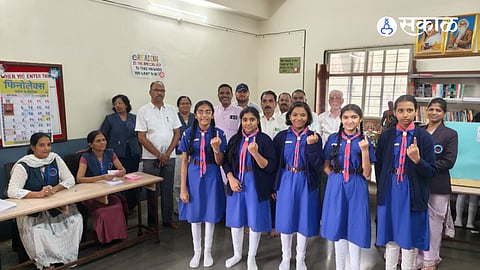 Students actively participated in campaigning, voting and counting, gaining first-hand experience of the electoral system.