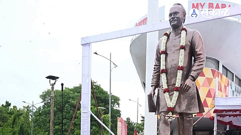 First full size statue of Ajit Pawar in Baramati