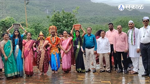 The programme combined cultural traditions with a strong message of tree plantation and environmental protection.