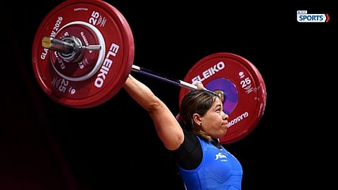 Bindyarani Devi Clinches Bronze in Women's 58kg Weightlifting
