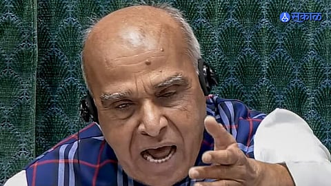 Member of Parliament speaking during a Parliament session