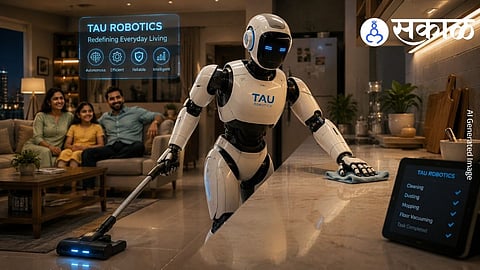 Tau Robotics home assistant AI robot for cleaning folding clothes and daily chores