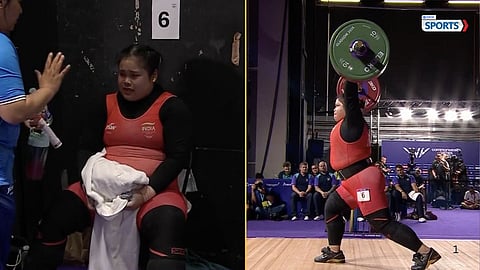 Who is Martina Devi Maibam Indian weightlifter