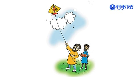 The article presents political ambition, leadership and protest politics through witty satire and symbolic storytelling.