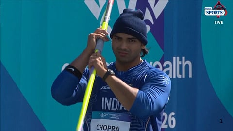 Neeraj Chopra 79.61m qualification throw CWG 2026
