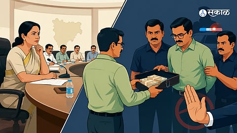 Beed Divisional Forest Officer caught accepting Rs 45 lakh bribe