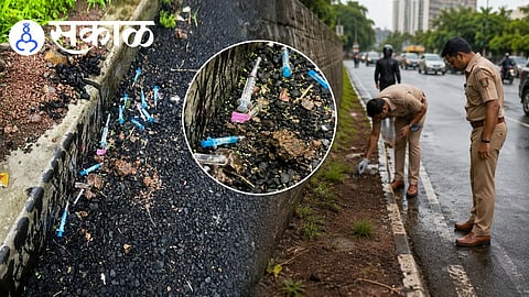 Drug abuse suspected in Baner service road