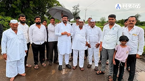Villagers staged a protest demanding immediate repairs to the Kanersar–Pur–Pabal road after repeated accidents, including a fatal crash, highlighting the urgent need for safer roads.