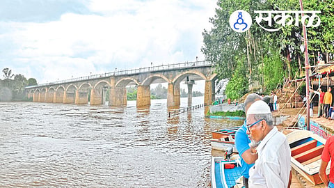 Krishna River water level in Sangli