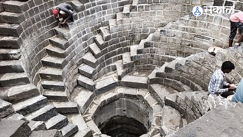 Restoration work of the historic helical stepwell at Walur in Parbhani district has begun under Sevavardhini's heritage conservation initiative, with the project expected to be completed in phases before Diwali.
