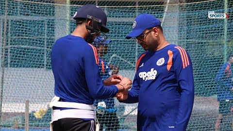 Shubman Gill hit on thumb during India practice