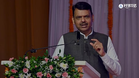 Maharashtra Chief Minister announcing the first installment of the farm loan waiver