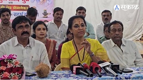 Supriya Sule demands better roads to Bhimashankar and probe into poor-quality nutrition.