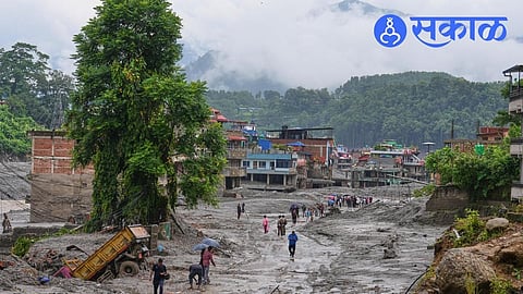 Nepal flood infrastructure damage