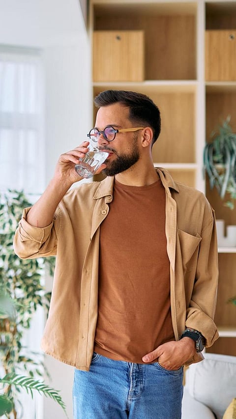Drink Water Standing