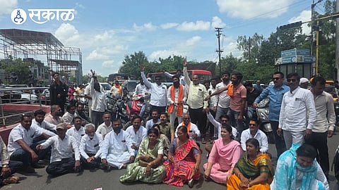 agitation for maratha reservation