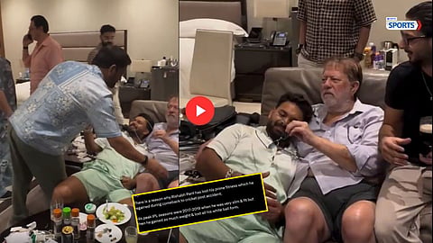 MS Dhoni hookah comment viral video with Rishabh Pant