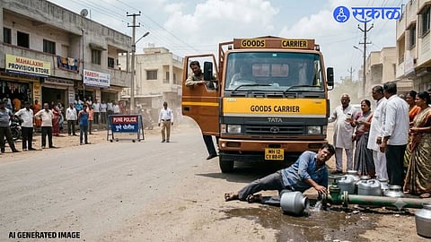 Thergaon Truck Accident