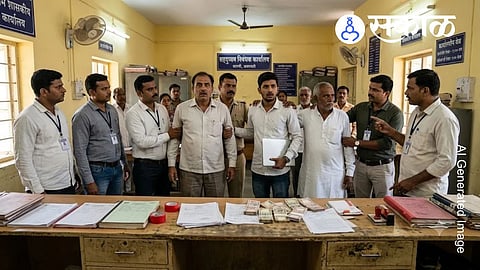 Dharni sub registrar office corruption case