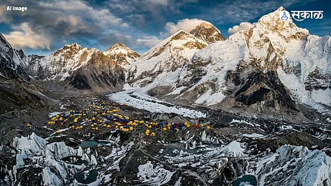 Human Urine Melting Everest Glacier