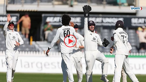 Sai Kishore 5 wickets 6 runs Gloucestershire vs Derbyshire