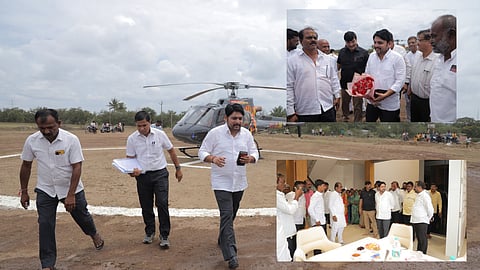 Vishwajeet Kadam Helicopter sangli Daflapur
